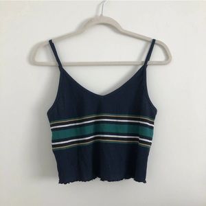 PACSUN BASICS NAVY TANK
